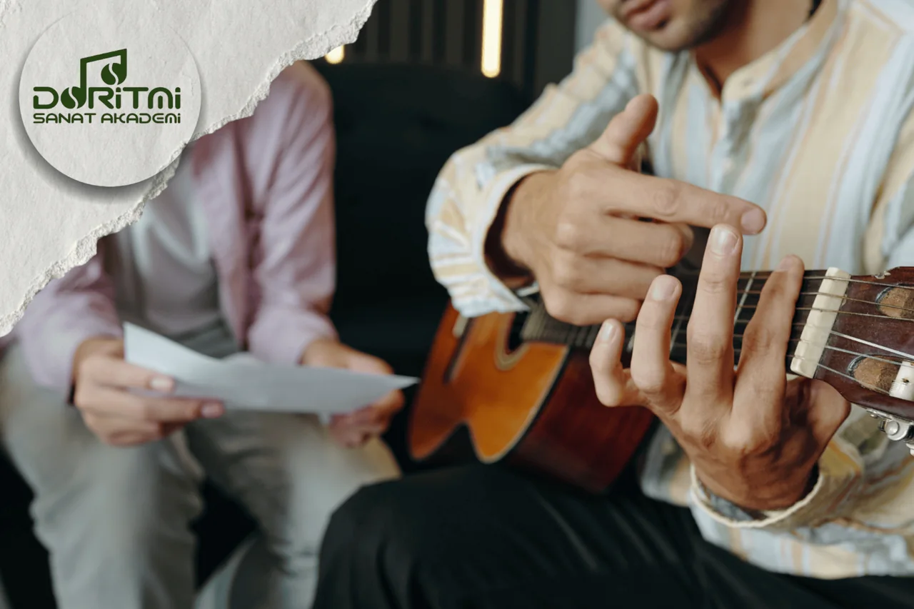 Gitar sapında akor tutuşu