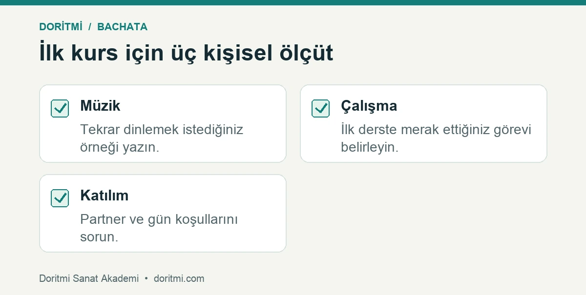 Bachata salsa farkı için müzik, çalışma ve katılım ölçütleri